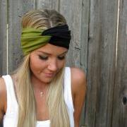 Vintage Turban Style Stretch Jersey Knit Headband - Build a Turban - Mix & Match